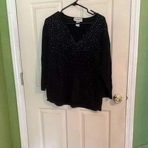 Cathy Daniels Studded Blouse